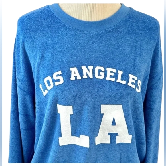 Daydream Nation Los Angeles Oversized Terry Sweatshirt NEW WITH TAGS  S - Picture 2 of 4